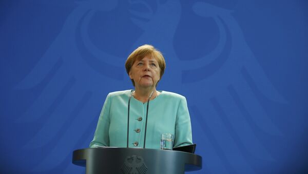 Kancelarka Nemačke Angela Merkel na konferenciji za novinare posle bregzita - Sputnik Srbija