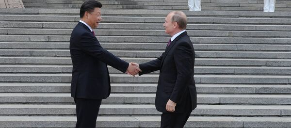Владимир Путин и Си Ђипинг - Sputnik Србија