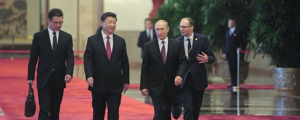 Владимир Путин и Си Ђипинг - Sputnik Србија