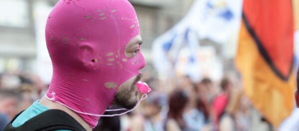 Sa jednog protesta u Srbiji - Sputnik Srbija