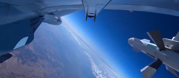 Vazdušno-kosmičke snage Rusije na nebu iznad Sirije Vazdušno-kosmičke snage Rusije na nebu iznad Sirije - Sputnik Srbija