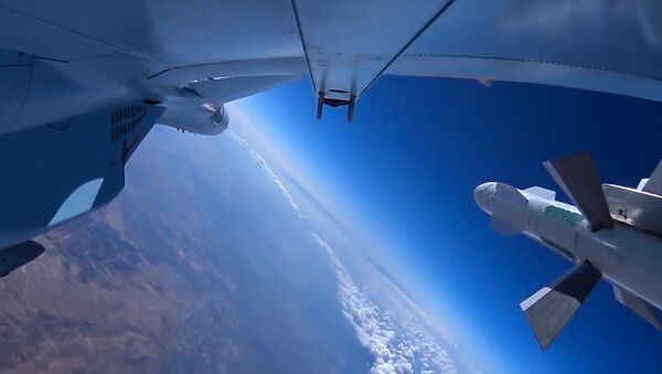 Vazdušno-kosmičke snage Rusije na nebu iznad Sirije - Sputnik Srbija