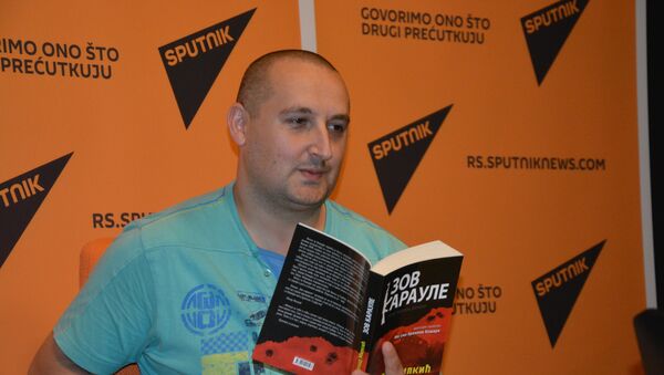 Nenad Milkić autor knjige „Zov Karaule“ posvećene srpskim borcima koji su branili i odbranili karaulu Košare - Sputnik Srbija