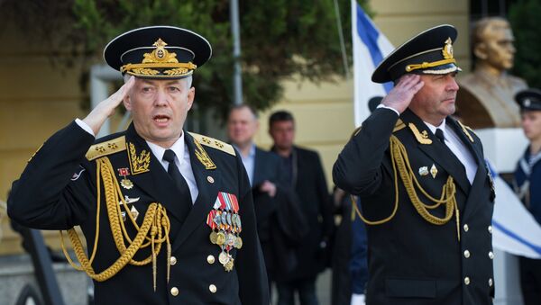 Вице-адмирал Александар Носатов на обележавању 79. годишњице Црноморске војне академије у Севастопољу - Sputnik Србија