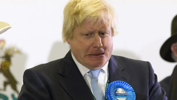 Bivši londonski gradonačelnik Boris Džonson i kandidat za budućeg premijera Velike Britanije - Sputnik Srbija