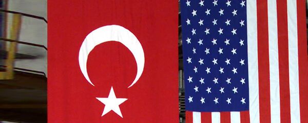 Америчка и Турска застава Америчка и Турска застава - Sputnik Србија