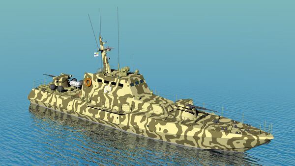 Ukrajinski patrolni oklopni brod - model - Sputnik Srbija
