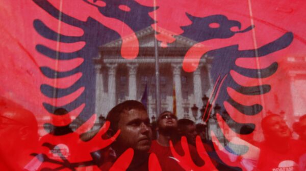 Албанска застава - Sputnik Србија