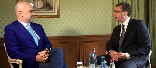 Еди Рама и Александар Вучић - Sputnik Србија