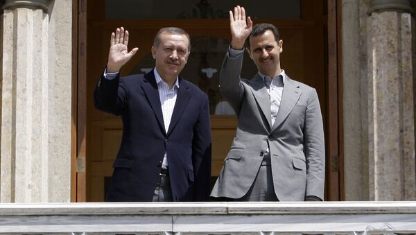 Сиријски председник Башар ел Асад и турски председник Реџеп Тајип Ердоган - Sputnik Србија