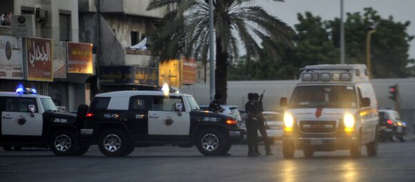 Saudijska policija na uviđaju posle samoubilačkog bombaškog napada - Sputnik Srbija