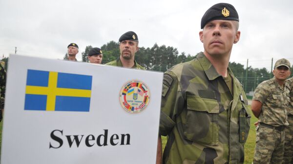 Švedski vojnici na vojnim vežbama NATO-a u Ukrajini - Sputnik Srbija