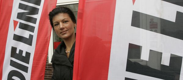 Посланица Бундестага Сара Вагенкнехт - Sputnik Србија