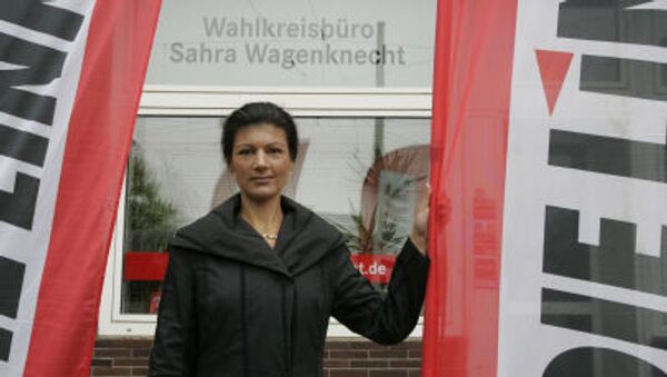 Посланица Бундестага Сара Вагенкнехт - Sputnik Србија