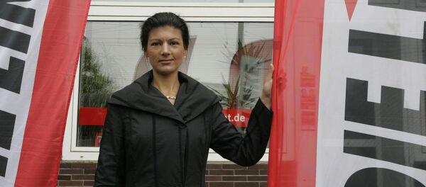 Посланица Бундестага Сара Вагенкнехт - Sputnik Србија