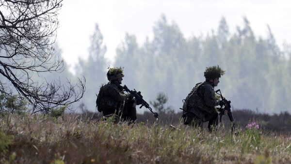 Poljski vojnici tokom vojnih vežbi NATO-a u Letoniji - Sputnik Srbija
