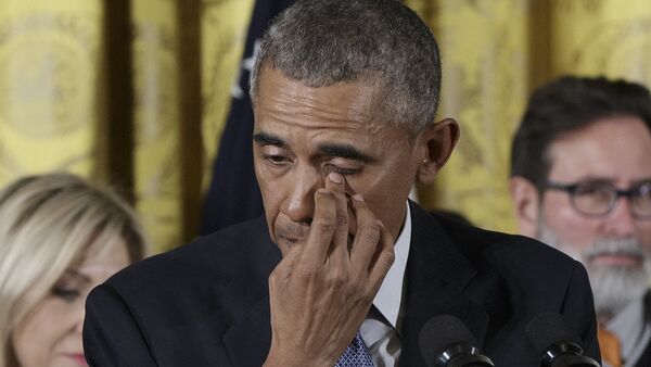 Obamine suze samo podmazuju oružje nasilnika - Sputnik Srbija