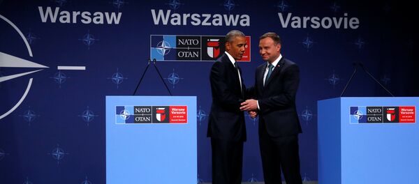 БАРАК Обама и Анджеј Дуда - Sputnik Србија