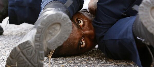 Protest u Luzijani - Sputnik Srbija