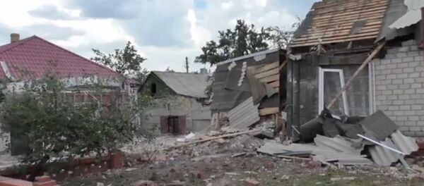 Posledice granatiranja Gorlovke Posledice granatiranja Gorlovke - Sputnik Srbija