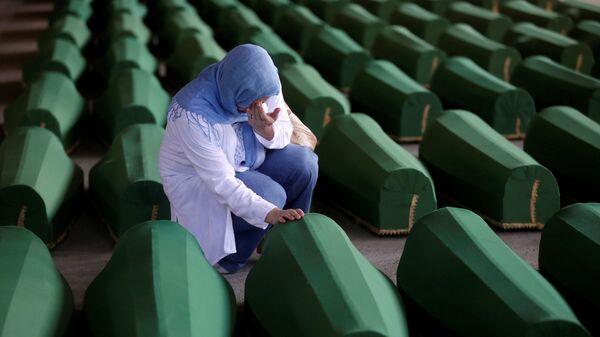 Obeležavanje 21. godine zločina u Srebrenici 11.07.2016.  - Sputnik Srbija