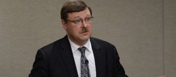 Шеф међународног комитета руског Савета Федерације Константин Косачов - Sputnik Србија