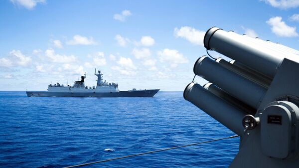 Посада кинеске Јужноморске флоте током војне вежбе у Јужном кинеском мору - Sputnik Србија