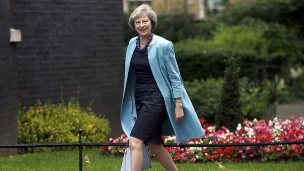 Britain's Home Secretary, Theresa May, arrives in Downing Street in central London, Britain June 27, 2016. - Sputnik Србија