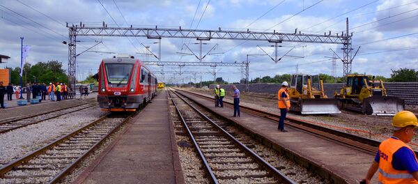 Реконструкција пруге Београд-Бар код Вреоца Реконструкција пруге Београд-Бар код Вреоца - Sputnik Србија