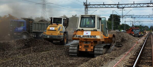 Rekonstrukcija pruge Beograd-Bar kod Vreoca - Sputnik Srbija