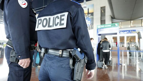 Француска полиција на међународном аеродрому у Ници - Sputnik Србија