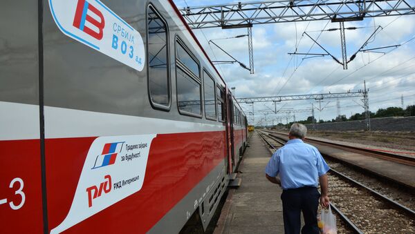 Нови воз у Вреоцима - Sputnik Србија
