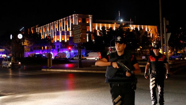 Policija ispred zgrade Generalštaba u Turskoj - Sputnik Srbija