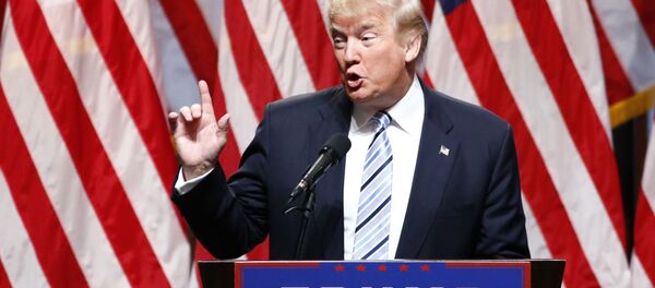 Republikanski predsednički kandidat Donald Tramp Republikanski predsednički kandidat Donald Tramp - Sputnik Srbija