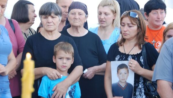 Kosovo i Metohija 23.7.2016.- Obeležavanje godišnjice ubistva 14 srpskih žetelaca u Starom Gracku kod Lipljana  - Sputnik Srbija