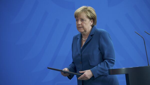 Obraćanje Angela Merkel povodom zločina u Minhenu. - Sputnik Srbija