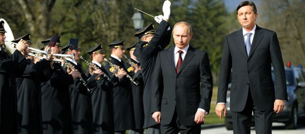 Владимир Путин и Борут Пахор - Sputnik Србија