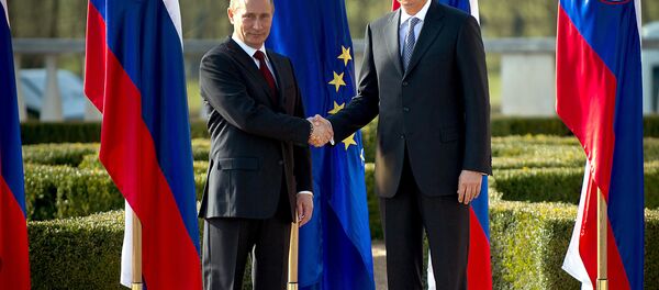 Владимир Путин и Борут Пахор, архивска - Sputnik Србија