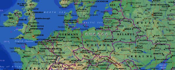 Карта Европе Карта Европе - Sputnik Србија