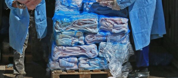 Уништавање производа који су под санкцијама у Калињинграду - Sputnik Србија