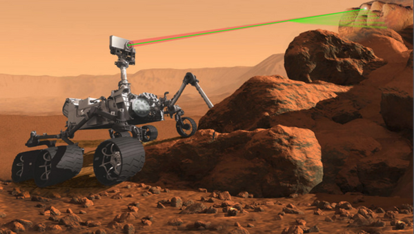 Микрофон додат на роверов ласер за истраживање површине Марса. - Sputnik Србија