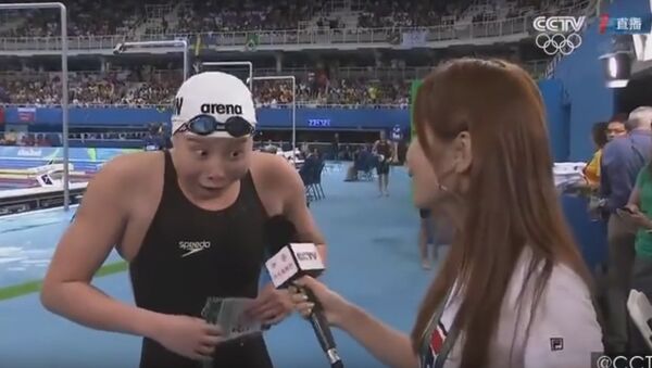 Kineska plivačica zapanjena svojim olimpijskim rezultatom - Sputnik Srbija