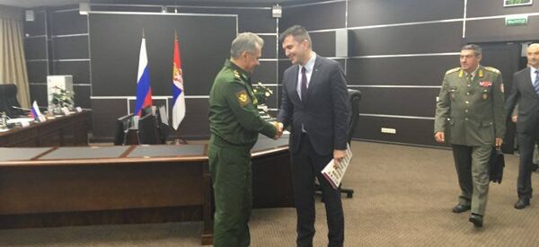 Састанак Сергеја Шојгуа и Зорана Ђорђевића, Русија - Sputnik Србија