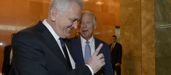 Томислав Николић и Џозеф Бајден. - Sputnik Србија