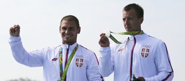 Srpski kajakaši Marko Tomićević i Milenko Zorić srebrnim medaljama. - Sputnik Srbija