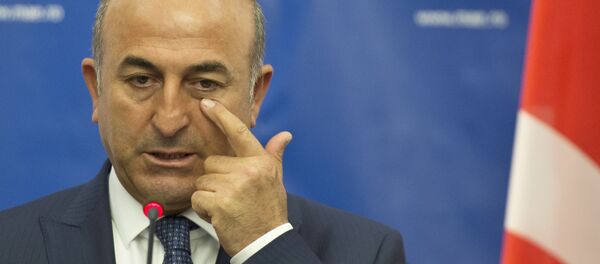 Турски министар иностраних послова Мевлут Чавушоглу Турски министар иностраних послова Мевлут Чавушоглу - Sputnik Србија