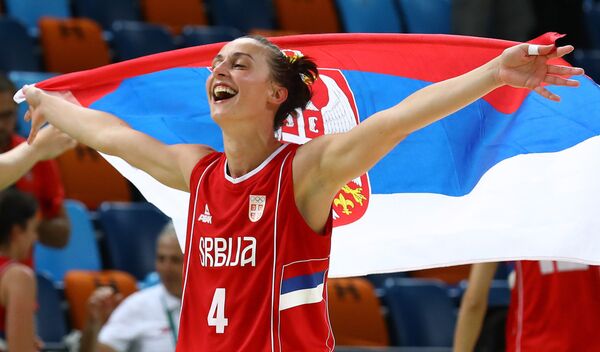 Тамара Радочај слави победу. - Sputnik Србија