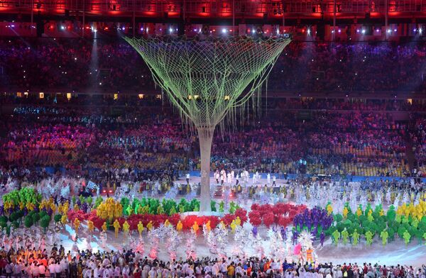 Церемонија затварања Летњих олимпијских игара у Рио де Жанеиру Церемонија затварања Летњих олимпијских игара у Рио де Жанеиру - Sputnik Србија