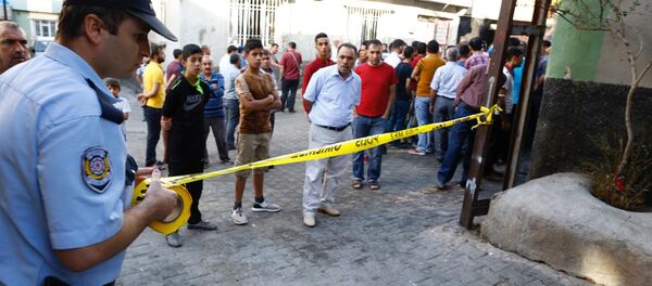 Turska policija na mestu terorističkog napada - Sputnik Srbija