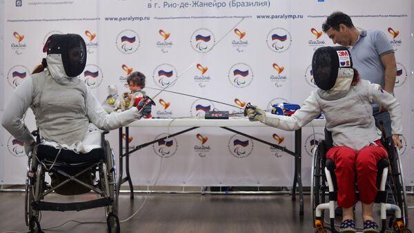 Članovi ruske paraolimpijske reprezentacije u Rio de Ženeiru - Sputnik Srbija